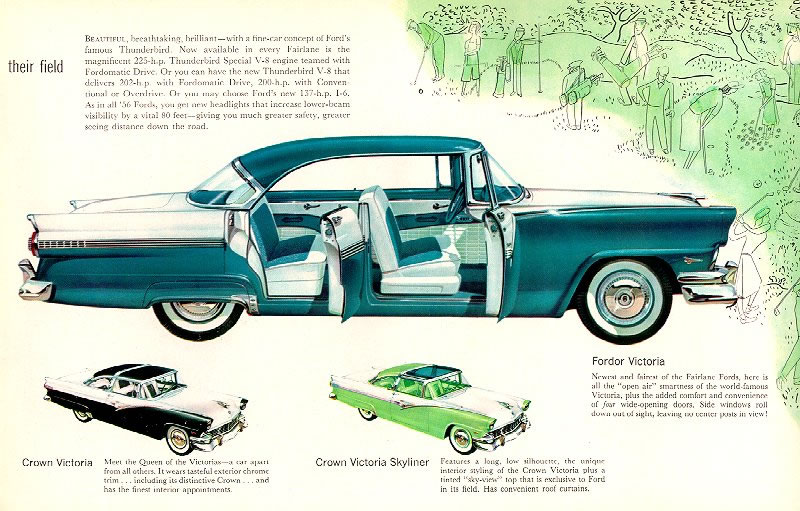 1956 Ford Brochure Page 2